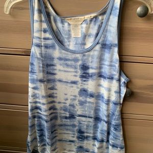 Lucky Brand Tie Dye Tank Top blue